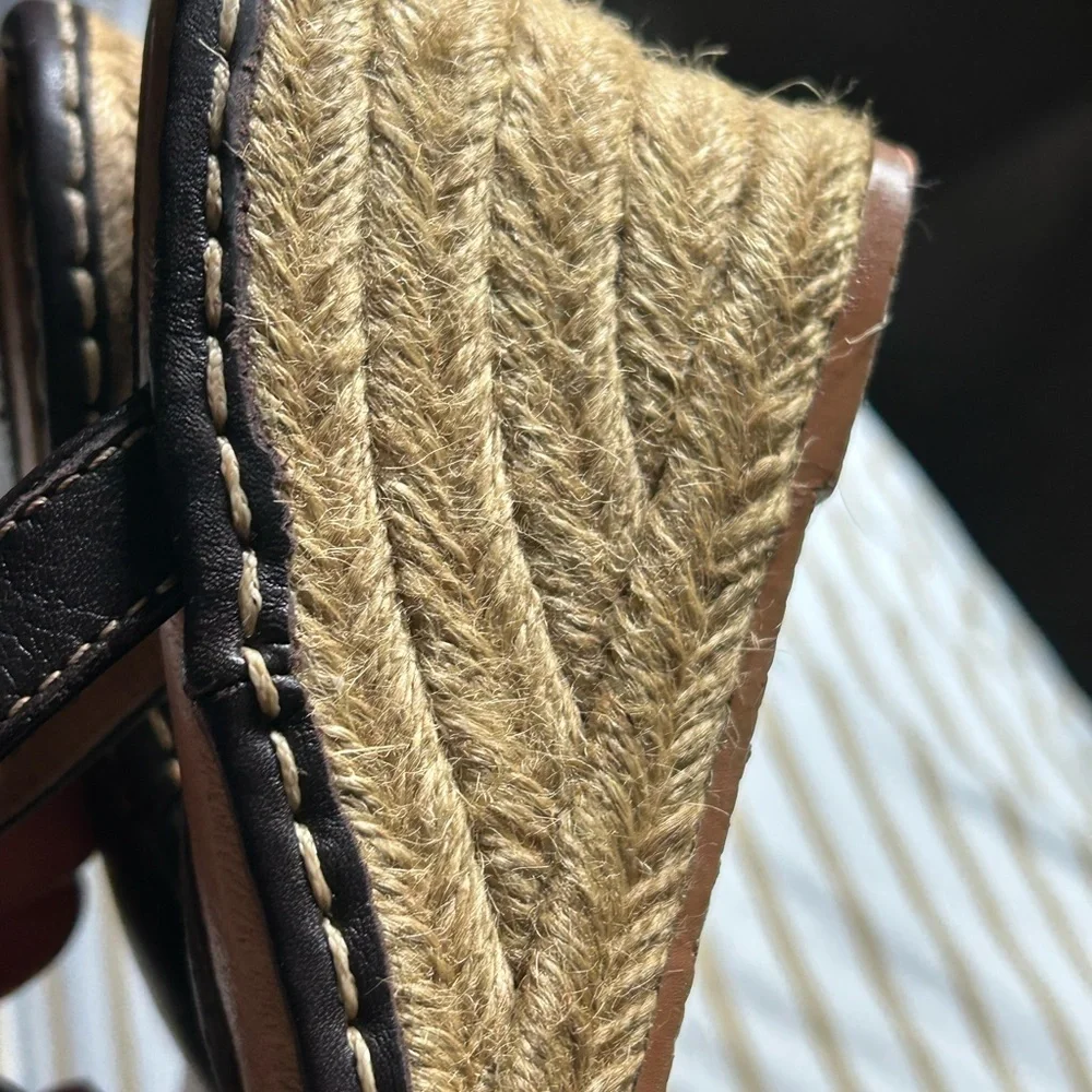 Born Dark Brown Leather Sandals